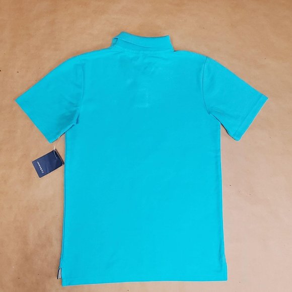 Crown and Ivy Polo Shirt Size Large Turquoise - Picture 2 of 6